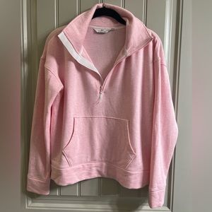 Vineyard vines pink dreamcloth cropped shep shirt